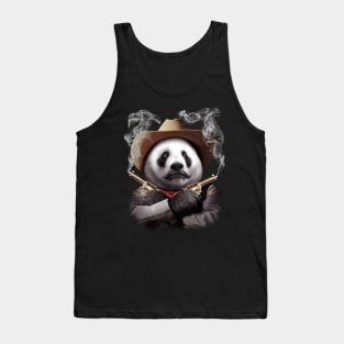 PANDA CROSSGUNS Tank Top